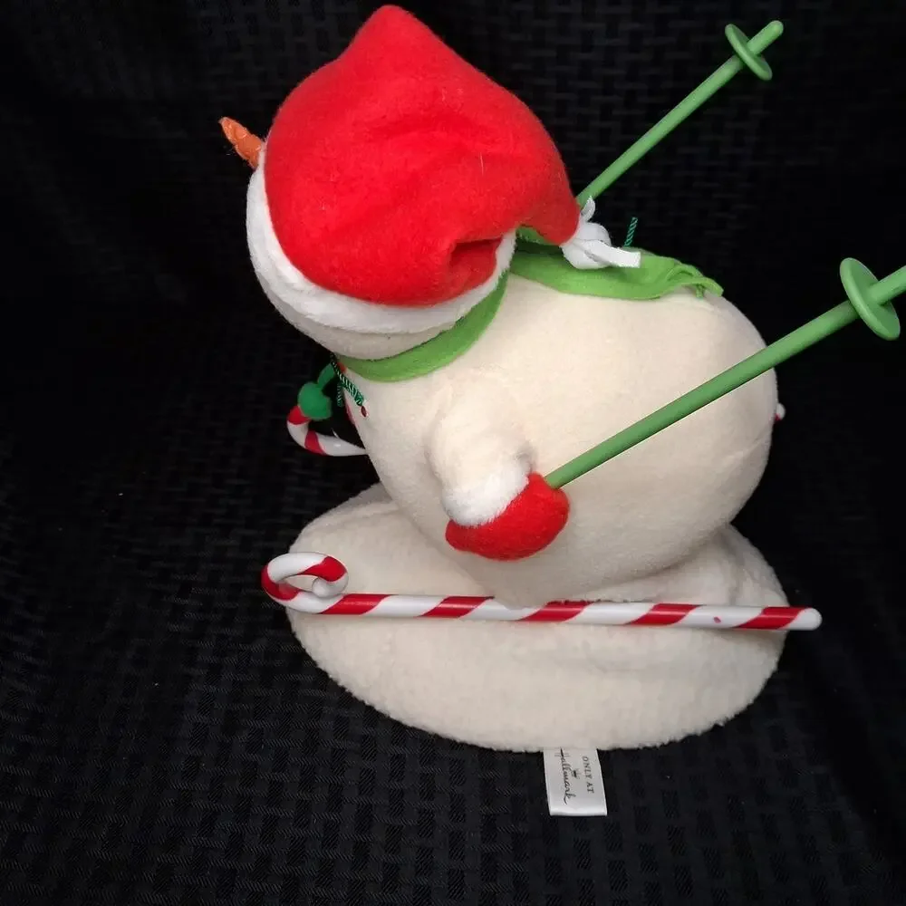Hallmark Jingle Pals Swooshin Duo Singing Musical Skiing Snowman 2012 See Video!